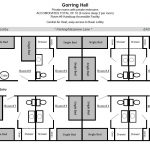 Diagram showing the layout of Gorring Hall.