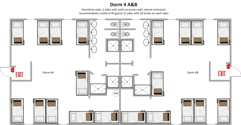 Dorm 4 layout
