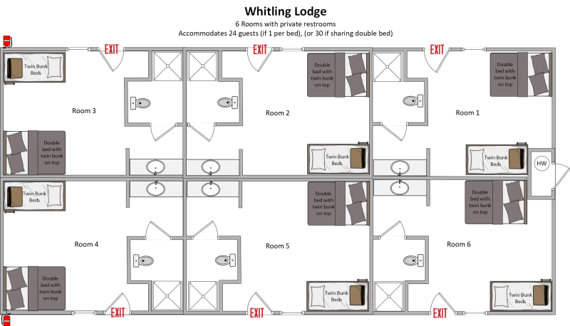 Whitling Lodge layout